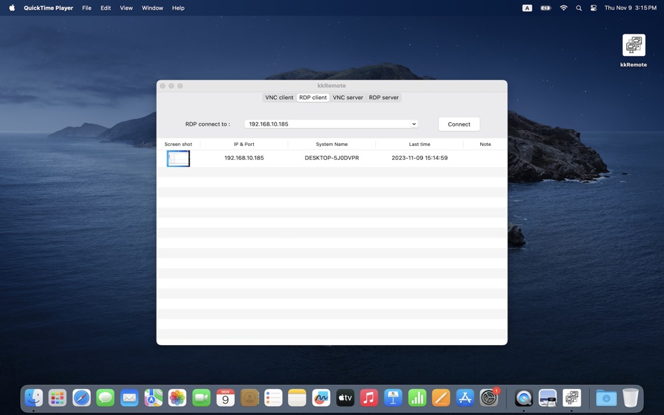 #2. kkRemote (macOS) Podle: 琼洁 但