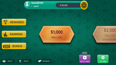 Ultimate texas holdem Poker Screenshot