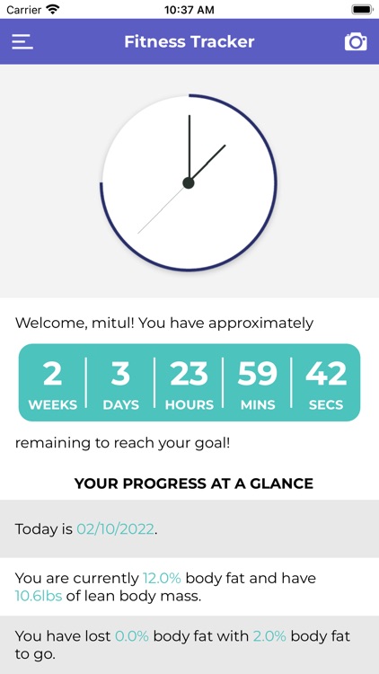 Fitness Goals Tracker screenshot-7