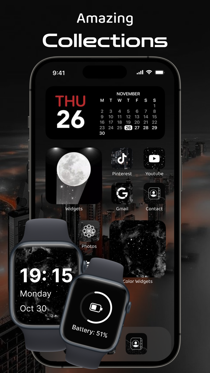 Themes Widgets and App Icons