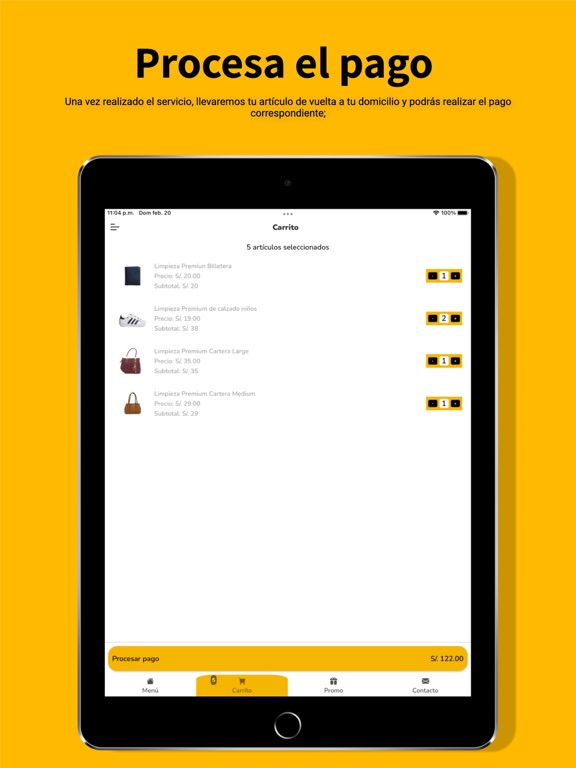 Lustro: Limpieza intergral iPad screenshot