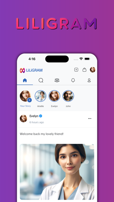LiLiGram - Medical & Shopping Screenshot