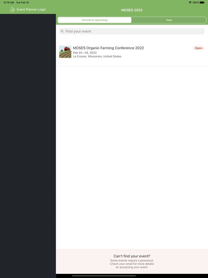 MOSES Organic Conference