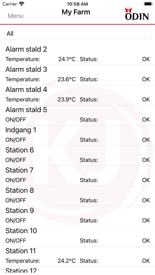 #1. Odin KJ (iOS) 由: KJ Klimateknik A/S