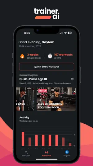 Trainer.ai screenshot 1