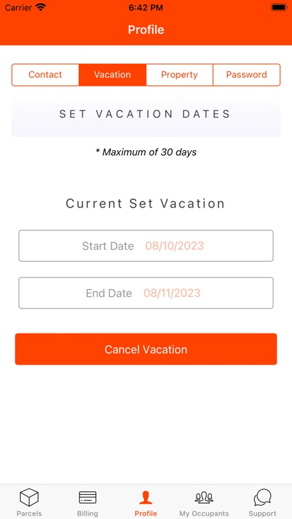 Parcel Pending Mobile