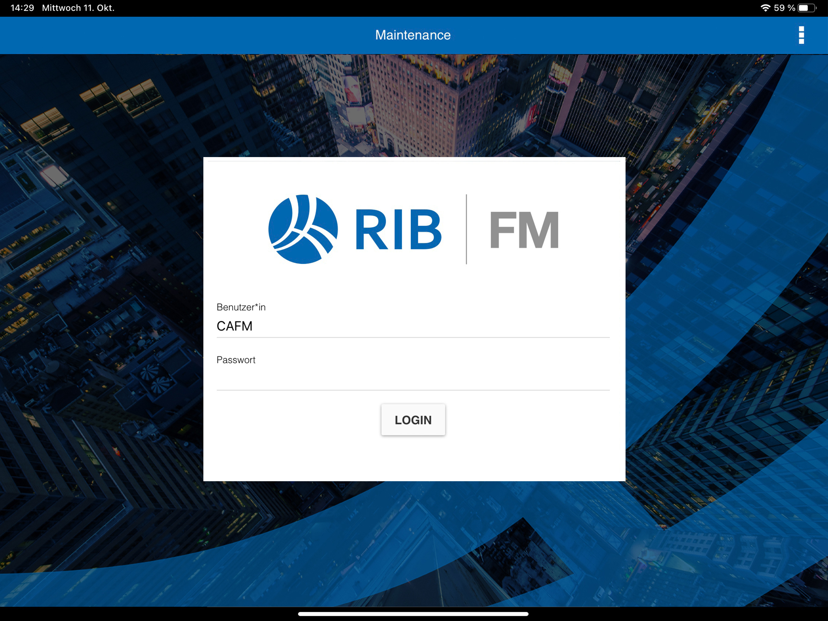 iTWO fm Maintenance