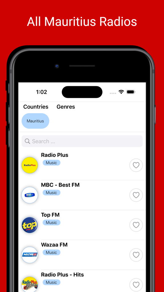 Stations de radio du Maurice - 4.2 - (iOS)