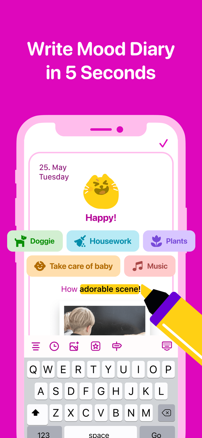 Moodpress - Mood Diary Tracker