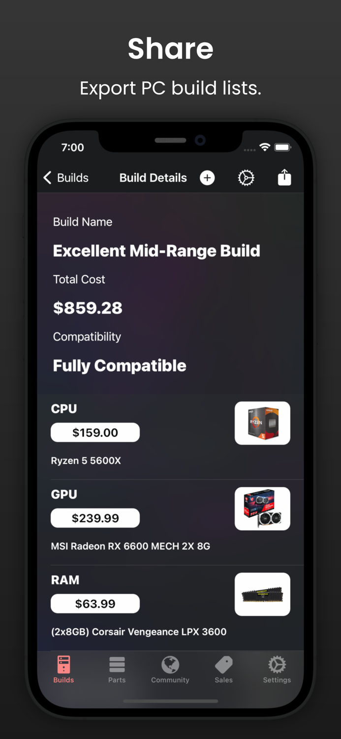 BuildCores PC Parts and Builds