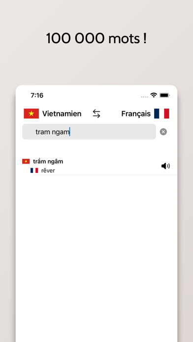 Screenshot #3 pour Dictionnaire Vietnamien