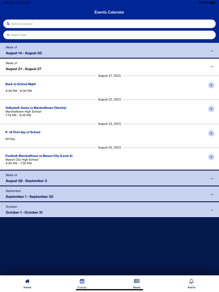 Marshalltown CSD App