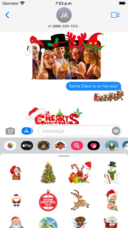 ChristmasGifs! 150+ Stickers