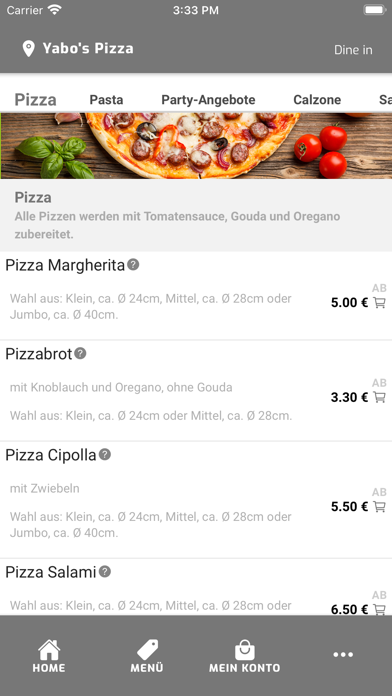 Yabo's Pizza Screenshot 3 - AppWisp.com Yabo's Pizza Screenshot 3 - AppWisp.com