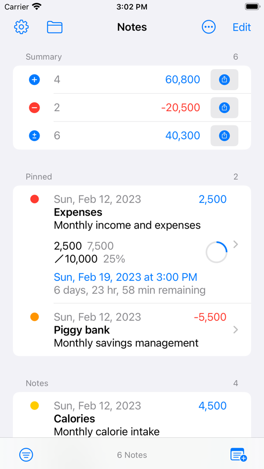 #1. Calculator Notes - Spreadsheet (iOS) 由: FugaPiyo Inc.