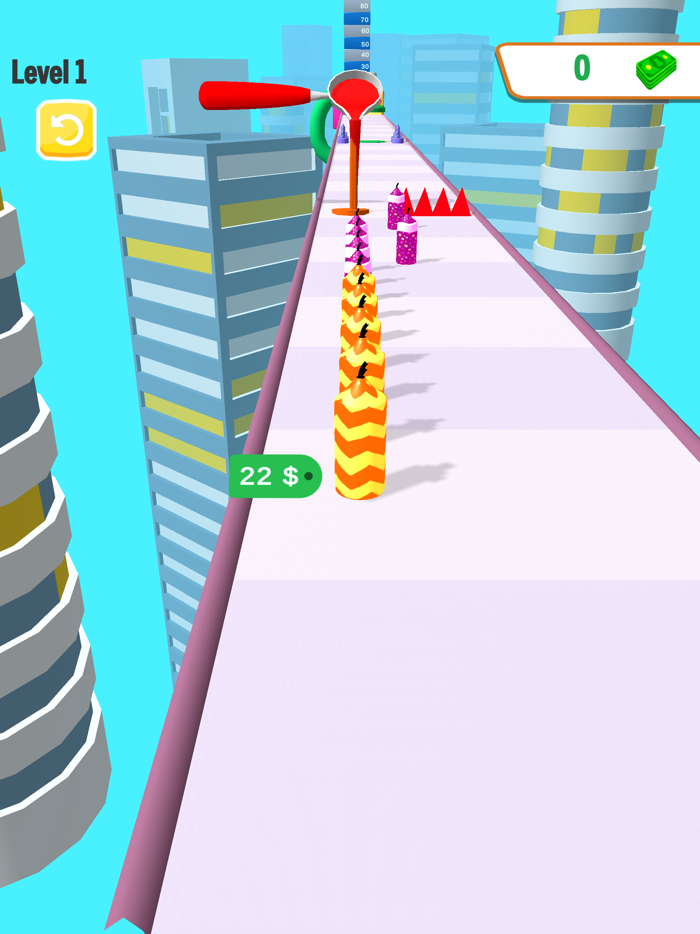 Candle Stack 3D - Craft Runner