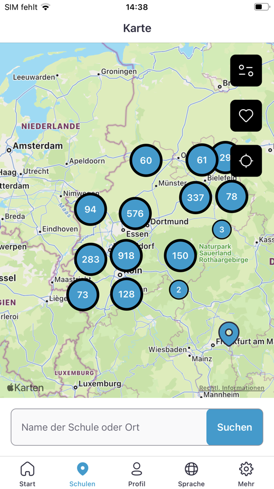 #4. Schulwahl-App für NRW (iOS) Podle: RWI - Leibniz-Institut fur Wirtschaftsforschung e. V.