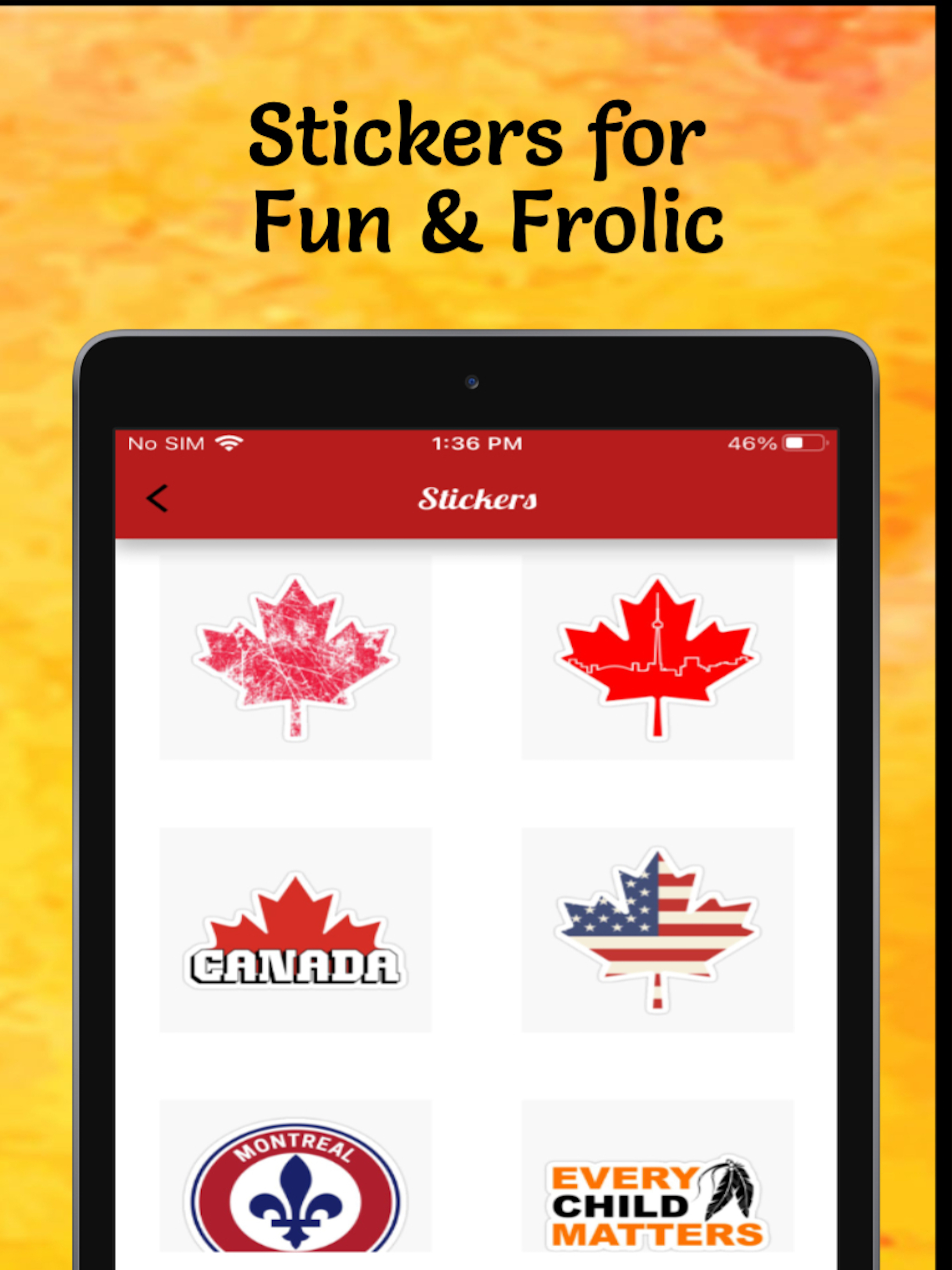 Happy Canada Day Sticker Emoji screenshot 15