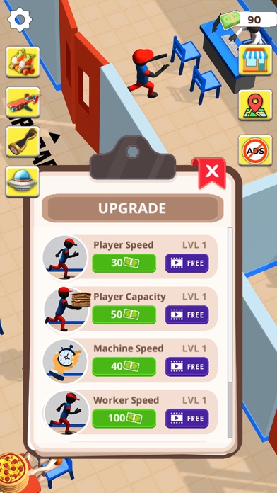 Idle Pizza Restaurant Screenshot