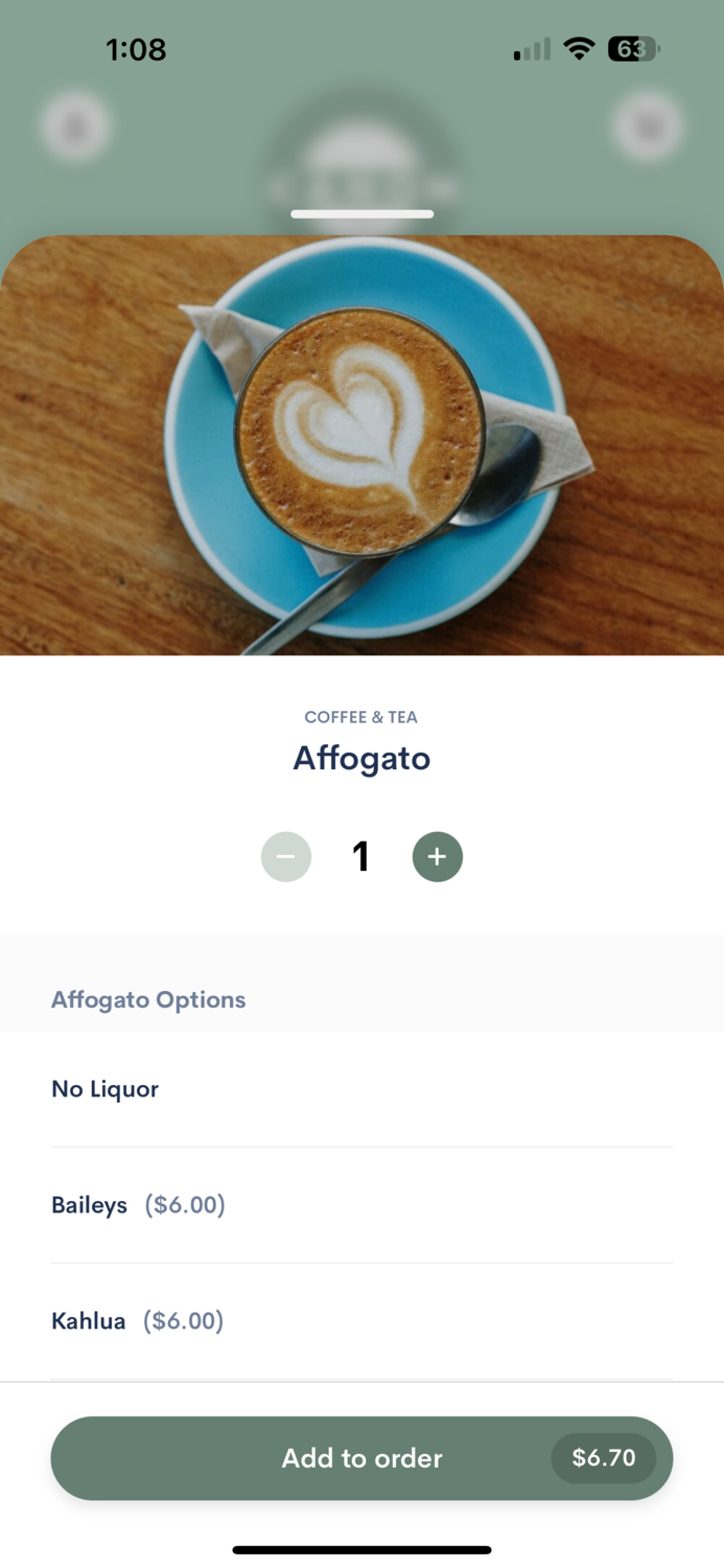 Canon Food Bar Espresso