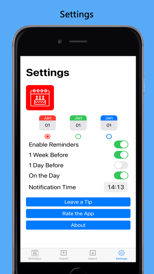 #4. Birthday Reminder+ & Countdown (iOS) 由: MARK MANSER