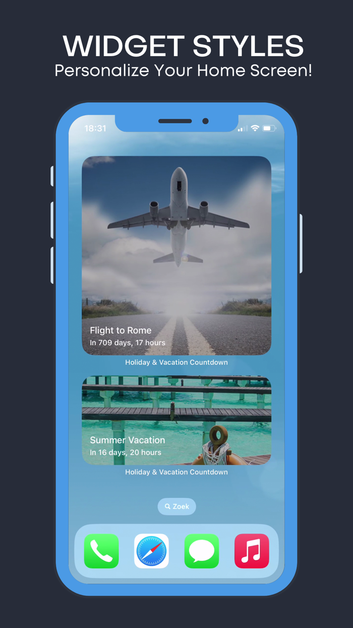 Holiday and Vacation Countdown