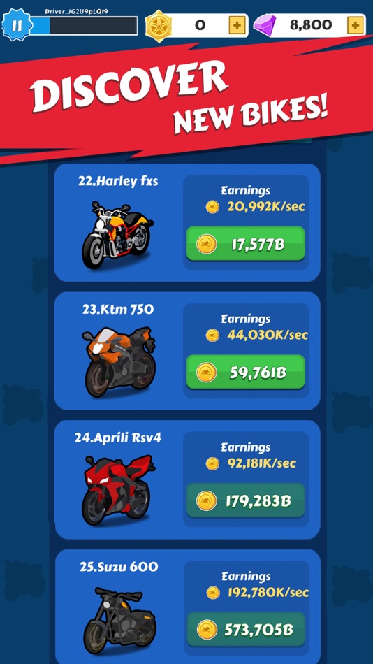 #3. Merge Bike Game (iOS) Bởi: Baxter Games Newcastle Limited