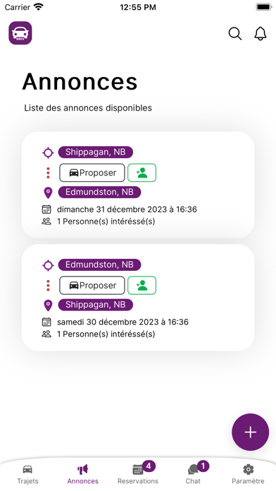 Driv Covoiturage Screenshot