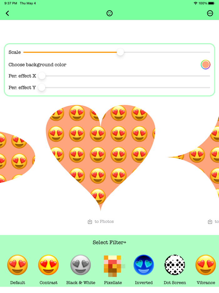 PINS Add Photo Emoji to Shape
