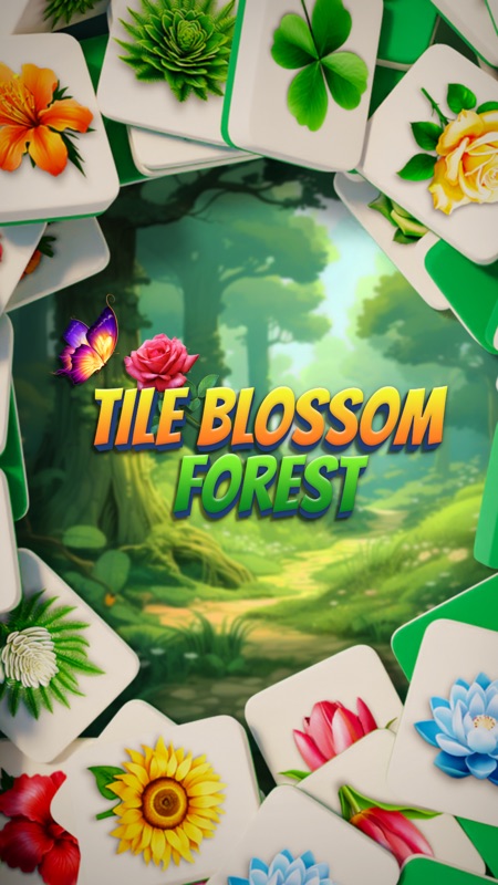 Tile Blossom Forest: Triple 3D screenshot 1