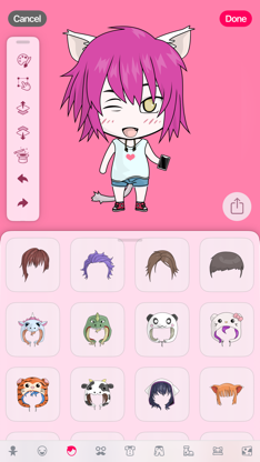 ChibiStudio Anime Avatar Maker screenshot 5