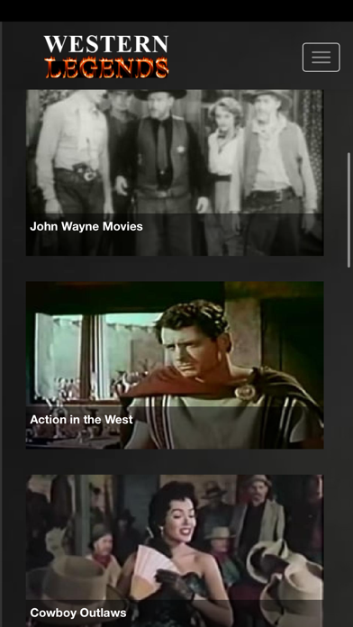 Western Legends Movies and TV Screenshot