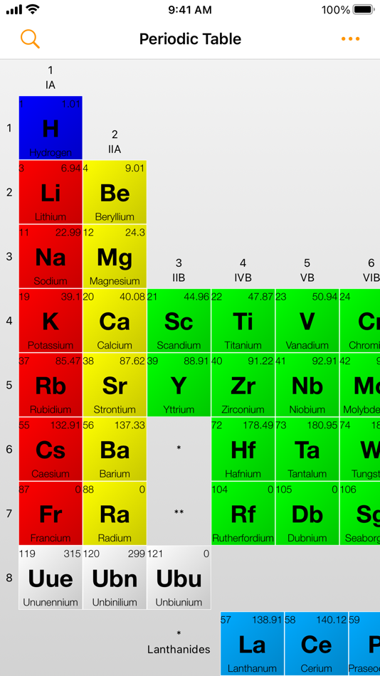 #6. Periodic Table of Elements+ (iOS) 由: Sonya Marcarelli