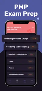 PMP Exam Prep Tutor screenshot #1 for iPhone