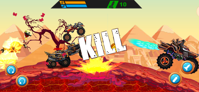 Çılgın Kamyon Yarışı Mücadeles