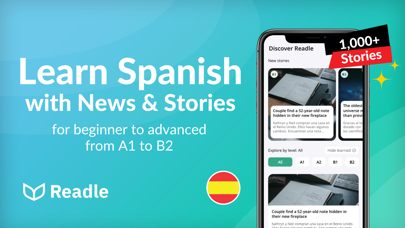 Learn Spanish: News by Readle Screenshot