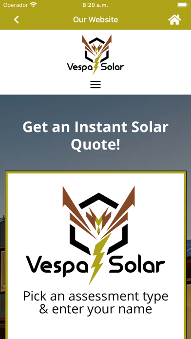 Vespa Solar Screenshot
