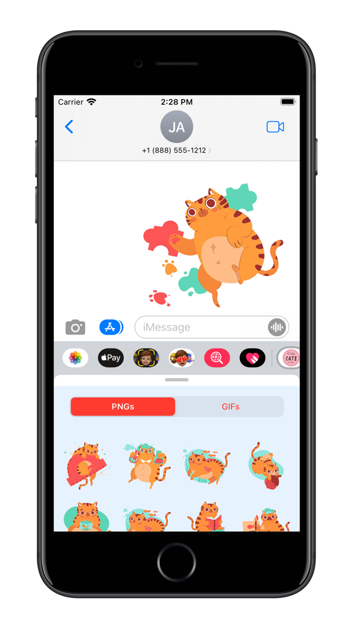 Cute Cats - GIFs and Stickers