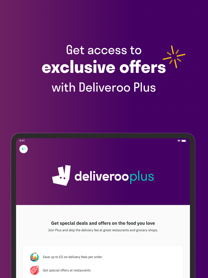 Deliveroo Food Delivery App