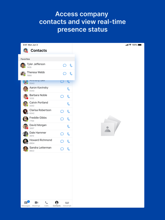 Elevate UC iPad screenshot 4 - Business app
