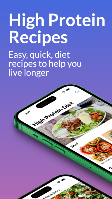 High Protein Recipes Screenshot
