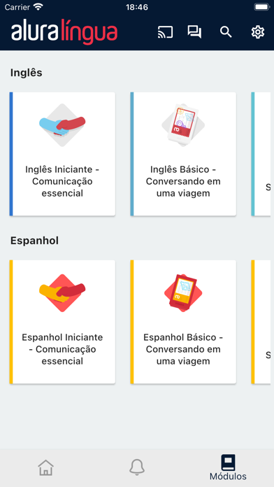Alura Língua Screenshot