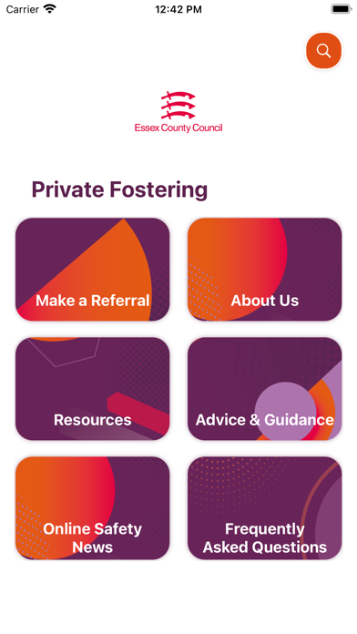 Essex Private Fostering Screenshot