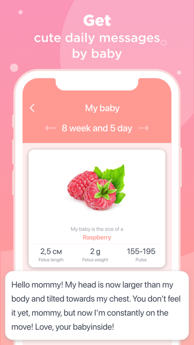 Pregnancy Tracker - BabyInside Screenshot
