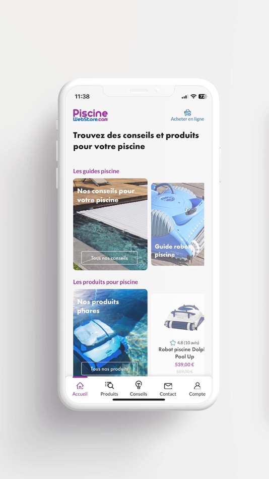 #4. Piscinewebstore (iOS) 由: Piscinewebstore