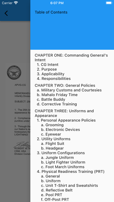 25ID Blue Book Screenshot
