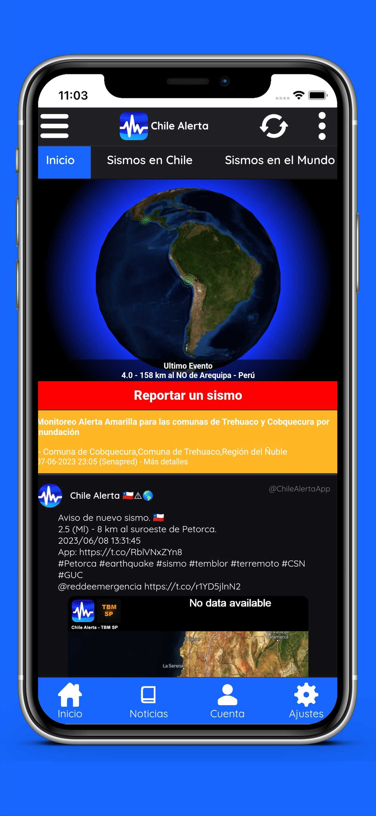 Chile Alerta - En tiempo real
