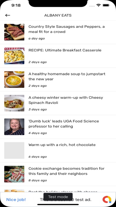 Albany Herald Screenshot