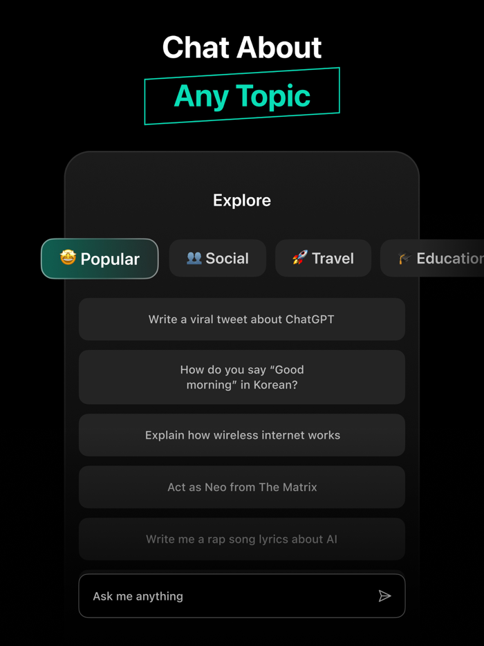 AI Chat  Paragraph Writer