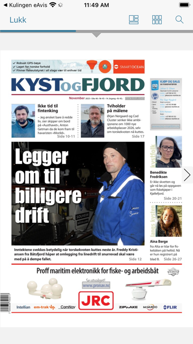 Kyst og Fjord eAvis Screenshot 1 - AppWisp.com Kyst og Fjord eAvis Screenshot 1 - AppWisp.com